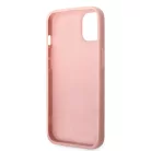 iPhone 14 Plus Guess PC/TPU Glitter Flakes Metal Logo tok rózsaszín (GUHCP14MHGGSHP)