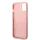 iPhone 14 Plus Guess PC/TPU Glitter Flakes Metal Logo tok rózsaszín (GUHCP14MHGGSHP)