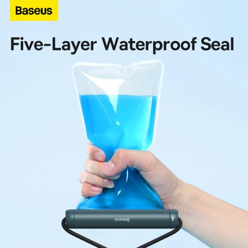Baseus vízálló telefontok csúszófedéllel sötétkék