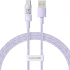Baseus Data Cable Gem USB Type-C csatlakozóval, Szuper Gyors Töltés 100W, 2m - Nebula Purple