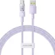 Baseus Data Cable Gem USB Type-C csatlakozóval, Szuper Gyors Töltés 100W, 2m - Nebula Purple