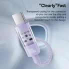 Baseus Data Cable Gem USB Type-C csatlakozóval, Szuper Gyors Töltés 100W, 2m - Nebula Purple