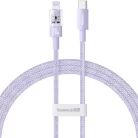 USB-C to Lightning 20W Gyors töltőkábel, 2m - Nebula Purple Baseus - Data Cable Gem (P10373001511-01)