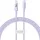 USB-C to Lightning 20W Gyors töltőkábel, 2m - Nebula Purple Baseus - Data Cable Gem (P10373001511-01)