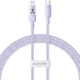 USB-C to Lightning 20W Gyors töltőkábel, 2m - Nebula Purple Baseus - Data Cable Gem (P10373001511-01)