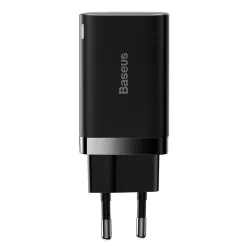   Baseus Super Pro gyors fali töltő adapter USB / USB Type C 30W Power Delivery Quick Charge fekete (CCSUPP-E01)