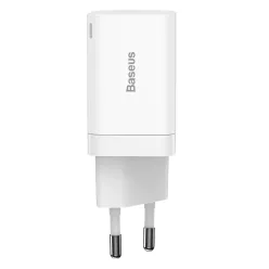   Baseus Super Pro gyors fali töltő adapter USB / USB Type C 30W Power Delivery Quick Charge fehér (CCSUPP-E02)