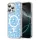 Techsuit - Csillogó Glitter MagSafe - iPhone 16 Pro - Kék tok