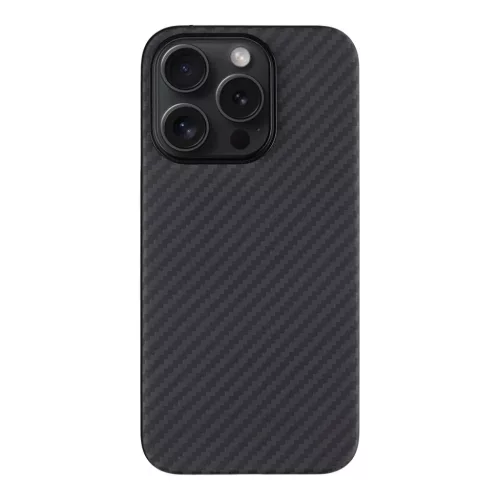 iPhone 15 Pro Fekete Tactical MagForce Aramid tok MagSafe kompatibilis