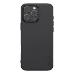   Nillkin Super Frosted PRO hátlapi tok Apple iPhone 16 Pro-hoz, fekete
