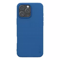   Nillkin Super Frosted Shield Pro Mágneses tok iPhone 16 Pro-hoz - kék