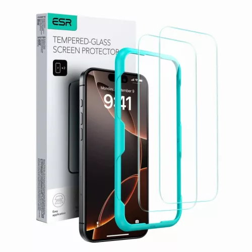 iPhone 16 Üvegfólia ESR Edzett Üveg 2-pack