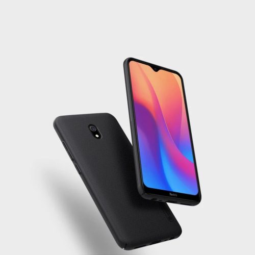 Nillkin Super Frosted Shield tok + ajándék támaszték Xiaomi Redmi 8A fekete