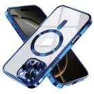 Techsuit - Luxus Kristály MagSafe - iPhone 16 Pro - Mélykék tok