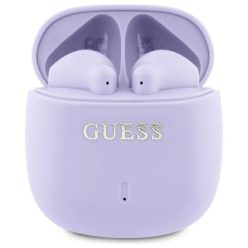   GUESS vezeték nélküli fülhallgató Bluetooth TWS GUTWSJ14ESGU (Nyomtatott Klasszikus Logó) lila