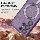 Techsuit - Luxus Csillogó MagSafe - iPhone 16 Pro - Mélyzöld tok