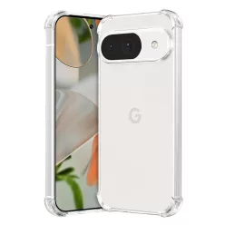   Techsuit - Ütésálló Átlátszó Szilikon Tok - Google Pixel 9 - Átlátszó tok