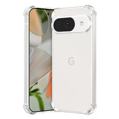 Techsuit - Ütésálló Átlátszó Szilikon Tok - Google Pixel 9 - Átlátszó tok