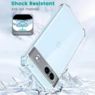 Techsuit - Ütésálló Átlátszó Szilikon Tok - Google Pixel 9 - Átlátszó tok