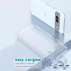 Techsuit - Ütésálló Átlátszó Szilikon Tok - Google Pixel 9 - Átlátszó tok