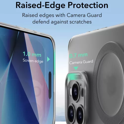 iPhone 16 Pro Matt szürke ESR - Zero HaloLock tok