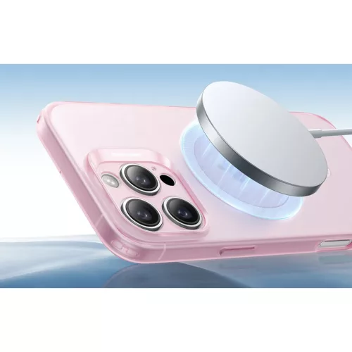 iPhone 16 Pro rózsaszín ESR Zero Áttetsző Tok (HaloLock)