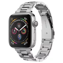   Spigen Modern Fit Apple Watch óraszíj 3/4/5/5/6/7/8/9/10/11/SE (38/40/41mm) ezüst