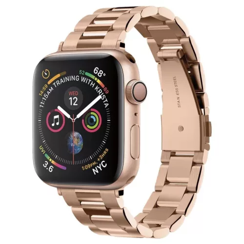 Spigen Modern Fit Apple Watch óraszíj 3/4/5/6/7/8/9/10/11/SE (38/40/41 mm) rózsa arany