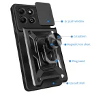 Techsuit - CamShield Sorozat - Honor X6b - Fekete tok