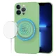 Techsuit - SoftFlex MagSafe - iPhone 13 Pro Max - Mentazöld tok