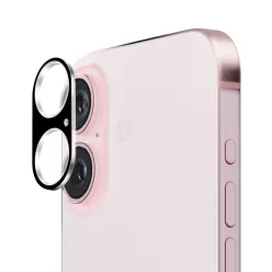   Techsuit - Teljes Kamera Üveg - iPhone 16 / iPhone 16 Plus - Fekete üvegfólia