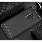 Techsuit - Carbon Szilikon - Samsung Galaxy S9 Plus - Fekete tok