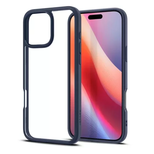 iPhone 16 Pro Tengerészkék SPIGEN Ultra Hybrid tok