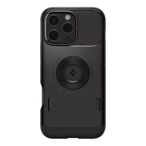 iPhone 16 Pro fekete Spigen Slim Armor MagSafe tok