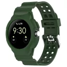 Óraszíj - Techsuit (W065) - Google Pixel Watch / Watch 2 / Watch 3 41mm - Zöld.