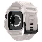 Apple Watch 10/11 (46 mm) Homokszín SPIGEN Rugged Armor "Pro" tok, szíj