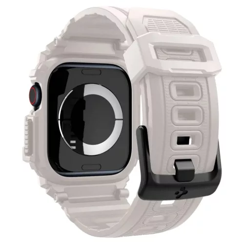 Apple Watch 10/11 (46 mm) Homokszín SPIGEN Rugged Armor "Pro" tok, szíj