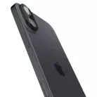 SPIGEN OPTIK GLAS.TR KAMERAVÉDŐ 2-PACK IPHONE 16 / 16 PLUS FEKETE, üvegfólia
