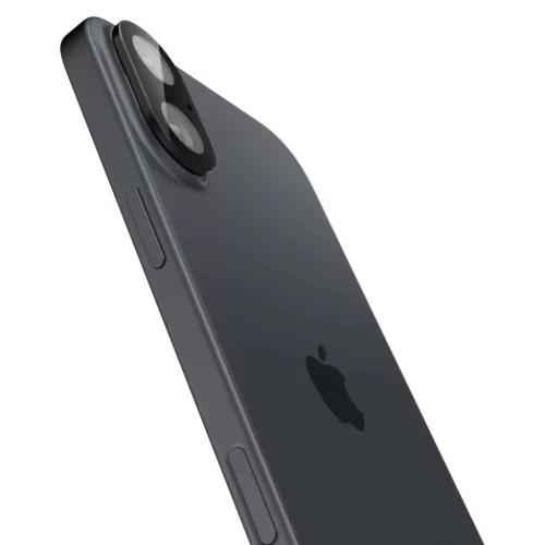 SPIGEN OPTIK GLAS.TR KAMERAVÉDŐ 2-PACK IPHONE 16 / 16 PLUS FEKETE, üvegfólia
