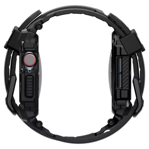 Apple Watch 10/11 (46 mm) Matt Fekete SPIGEN Rugged Armor „Pro” tok