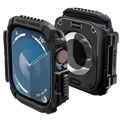   APPLE WATCH 10/11 (46 mm) Matt Fekete SPIGEN Masszív Páncél tok
