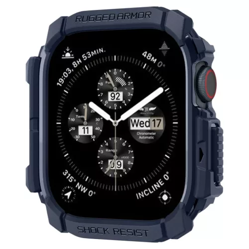 Apple Watch 10/11 (46 mm) Navy Blue SPIGEN Rugged Armor tok