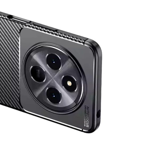 Techsuit - Szénszálas - Xiaomi Redmi 14C / Poco C75 - Fekete tok