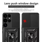 Techsuit - CamShield Sorozat - Samsung Galaxy S25 Ultra - Fekete tok