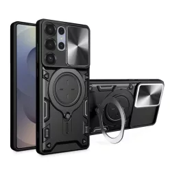   Techsuit - CamGuard Pro - Samsung Galaxy S25 Ultra - Fekete tok