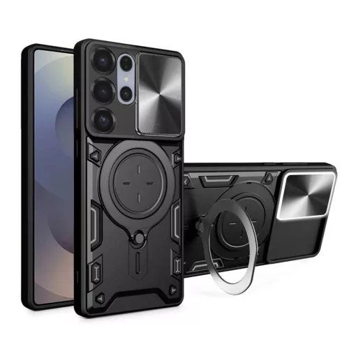 Techsuit - CamGuard Pro - Samsung Galaxy S25 Ultra - Fekete tok