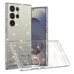   Techsuit - SparkleSkin Sorozat - Samsung Galaxy S25 Ultra - Átlátszó tok