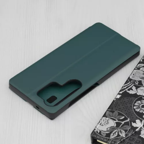 Techsuit - eFold sorozat - Samsung Galaxy S25 Ultra - Sötét zöld tok