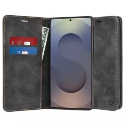   Techsuit - Kényelmes Borítás - Samsung Galaxy S25 Ultra - Fekete tok