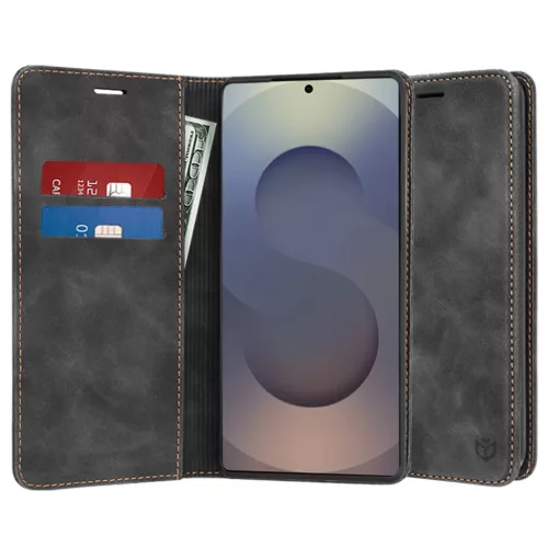 Techsuit - Kényelmes Borítás - Samsung Galaxy S25 Ultra - Fekete tok